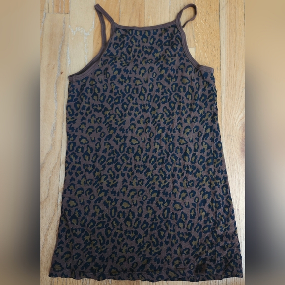 C&C California Spaghetti Strap Tank Top in Leopard Print - Picture 2 of 3